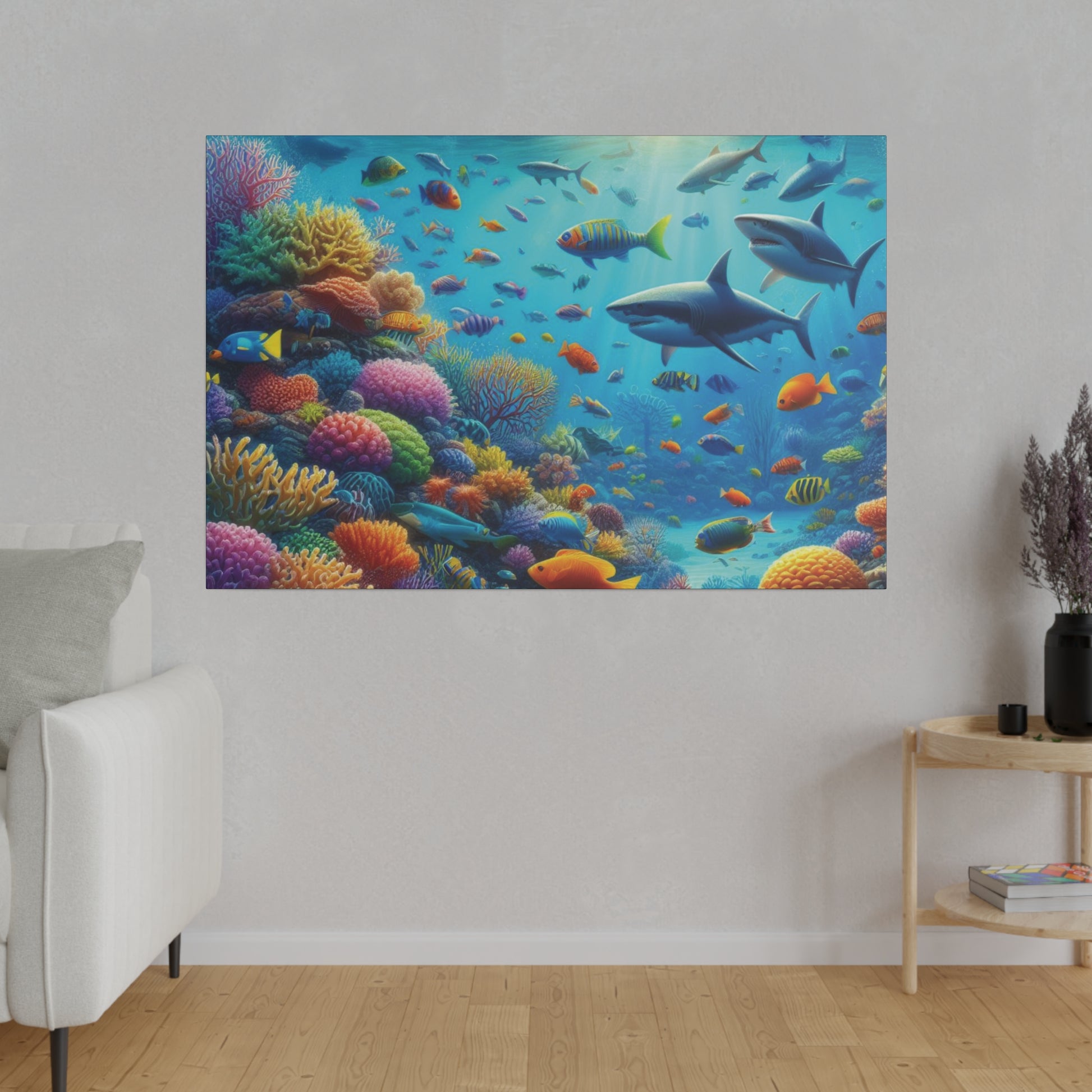 Canvas Wall Art Ocean View Matte (9726628167999)