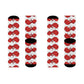 Red crab on white cushioned socks (8194512650559)