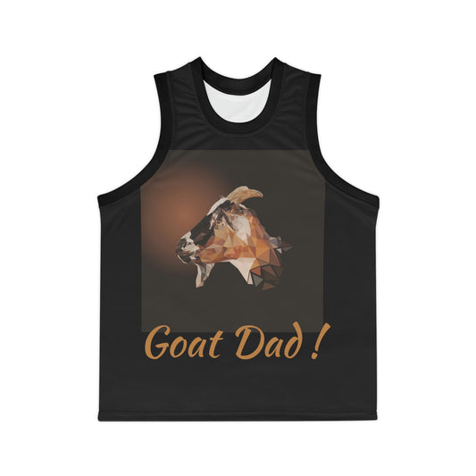 GOAT Dad - Unisex Basketball Jersey (AOP) (8185571934527)