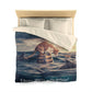 I hope that is a dolphin - Microfiber Duvet Cover (8196405494079)