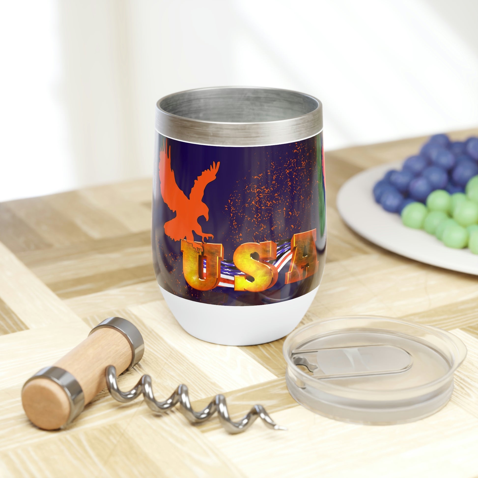 Red eagle    Chill Wine Tumbler (8215713317183)