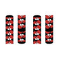 Red crab on black - Crew Socks (8196307222847)