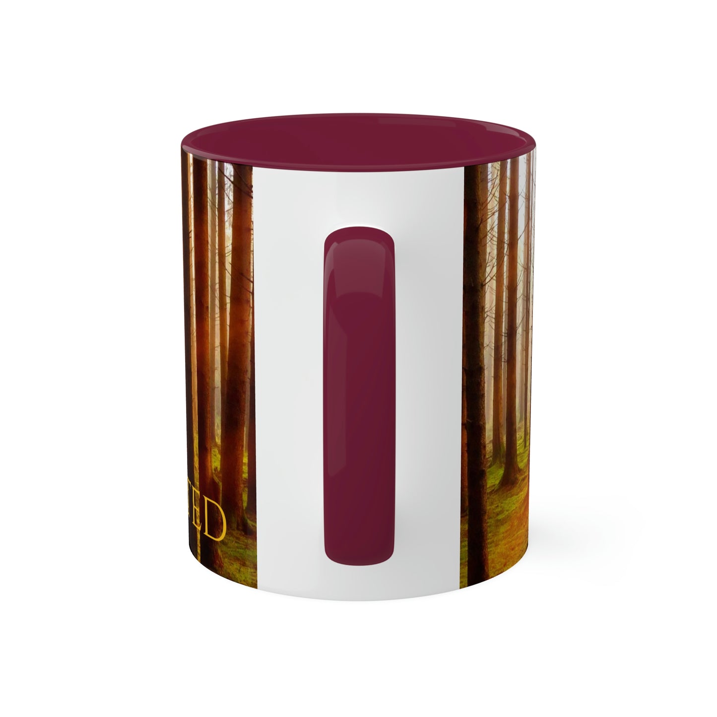 The Hunted--- elk and Couger   Colorful Mugs, 11oz (8215725670719)