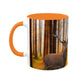 The Hunted--- elk and Couger   Colorful Mugs, 11oz (8215725670719)