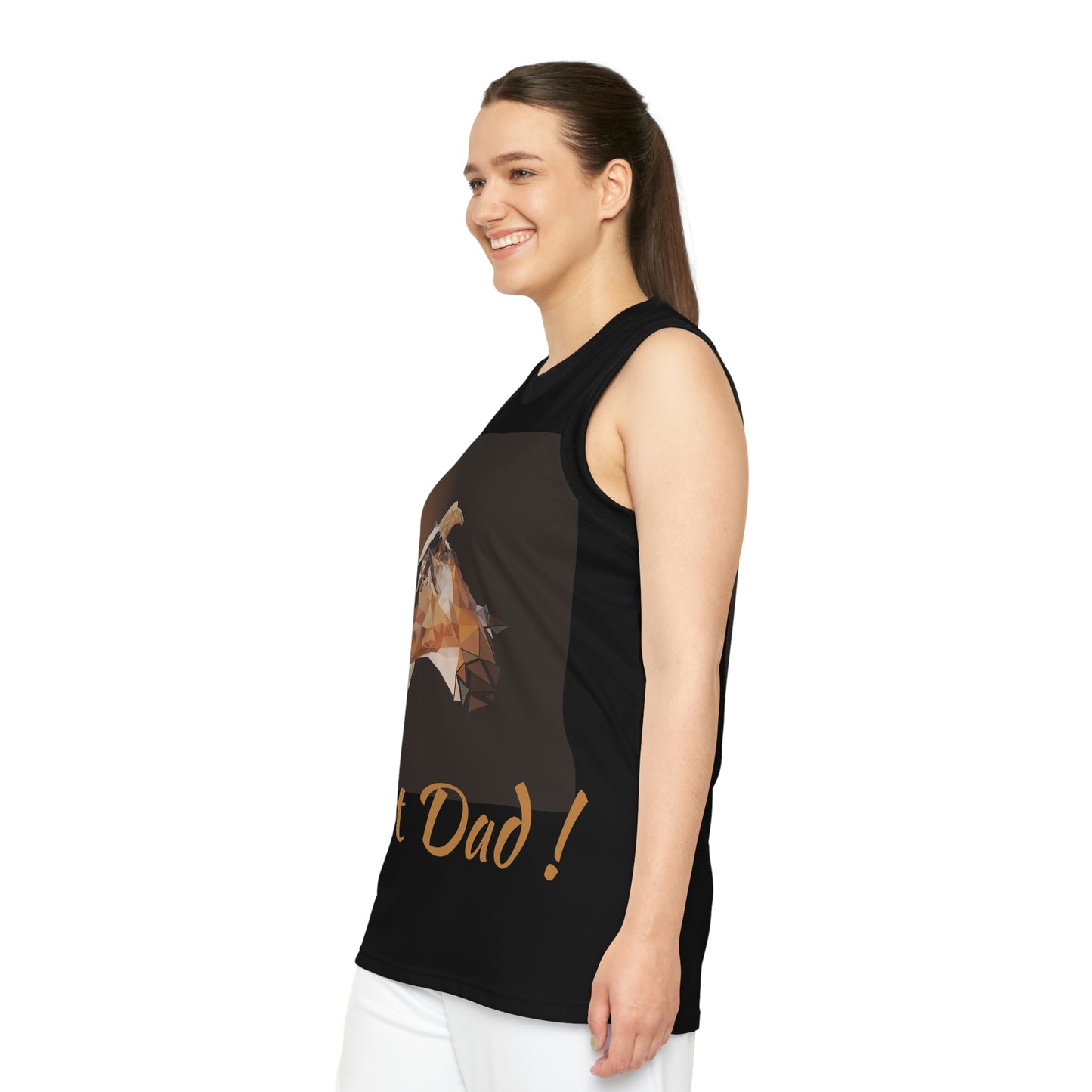 GOAT Dad - Unisex Basketball Jersey (AOP) (8185571934527)