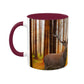 The Hunted--- elk and Couger   Colorful Mugs, 11oz (8215725670719)