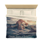 I hope that is a dolphin - Microfiber Duvet Cover (8196405494079)