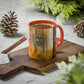 The Hunted--- elk and Couger   Colorful Mugs, 11oz (8215725670719)
