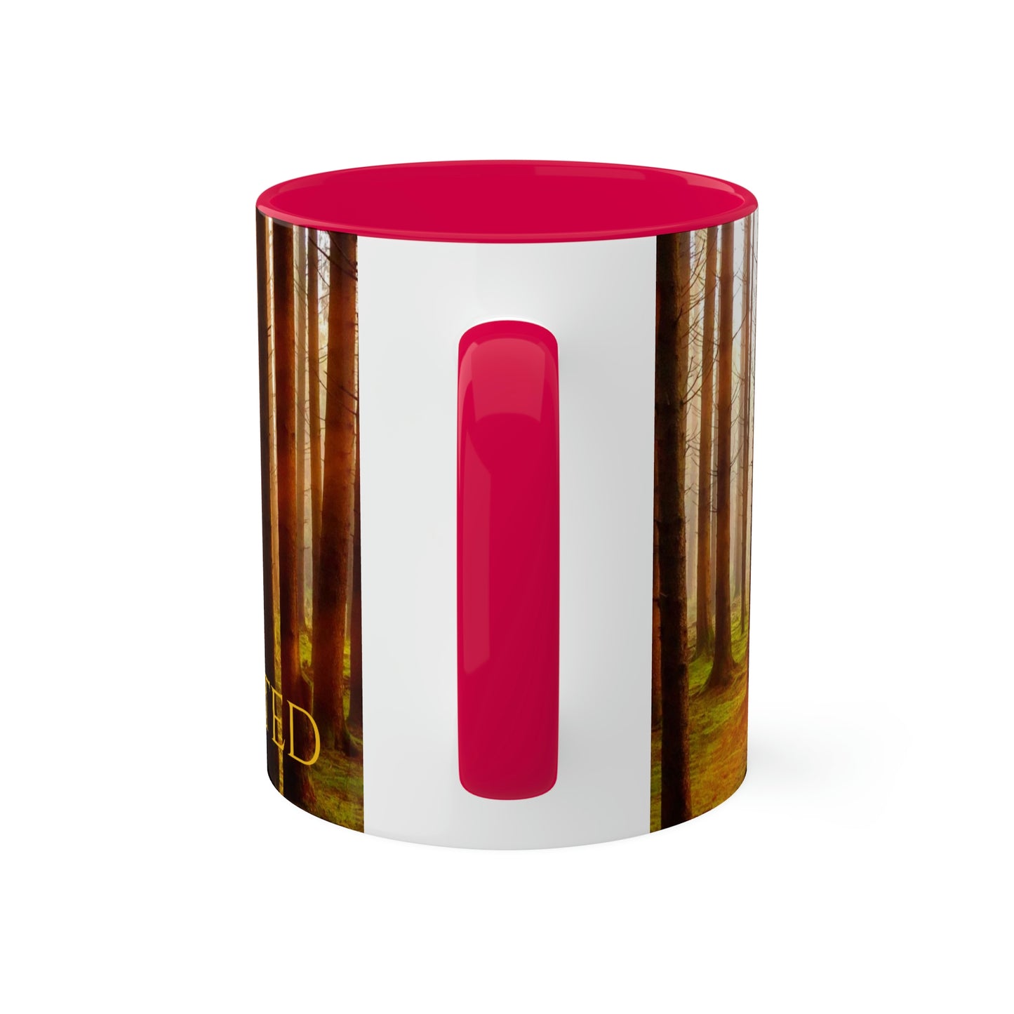 The Hunted--- elk and Couger   Colorful Mugs, 11oz (8215725670719)