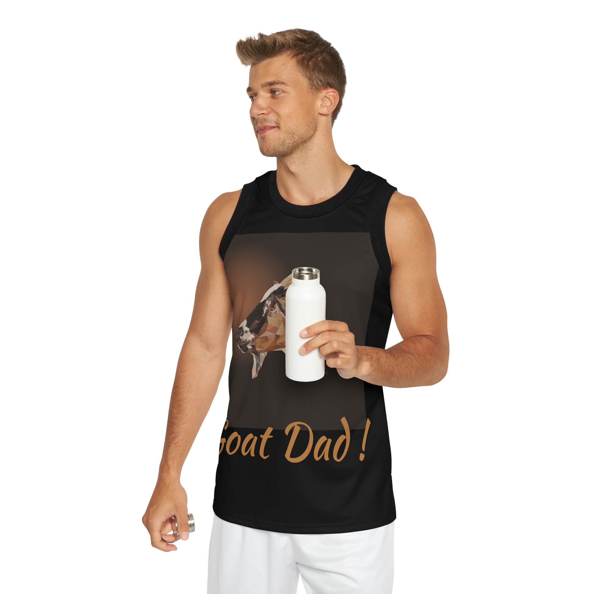 GOAT Dad - Unisex Basketball Jersey (AOP) (8185571934527)