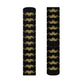 golden crab on black - Socks (8196316954943)