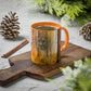 The Hunted--- elk and Couger   Colorful Mugs, 11oz (8215725670719)