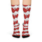 Red crab on white cushioned socks (8194512650559)