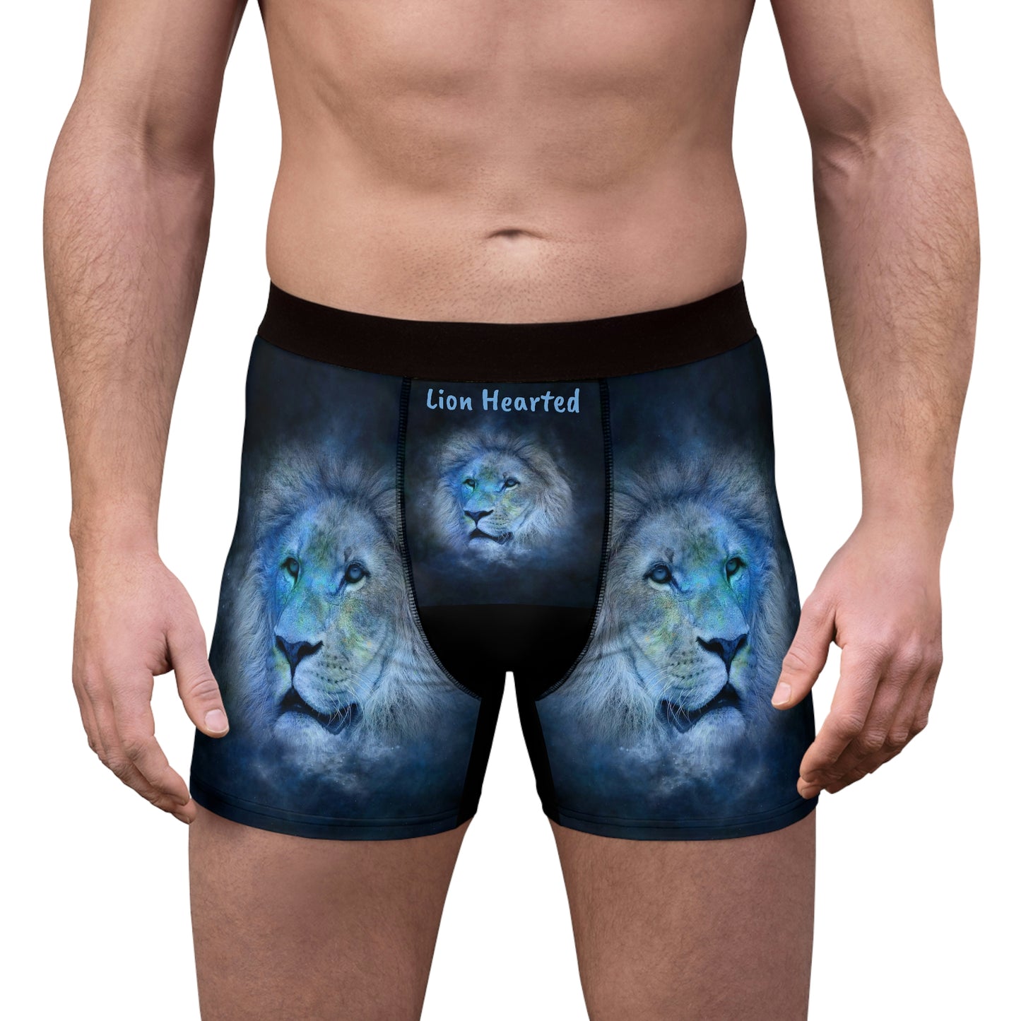 Lion Hearted  - Men's Boxer Briefs (8196372267327)